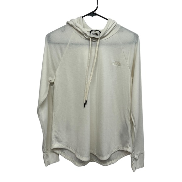 The North Face White Hoodie Pullover Outdoor Hiking Gorpcore Sporty M - Picture 1 of 9